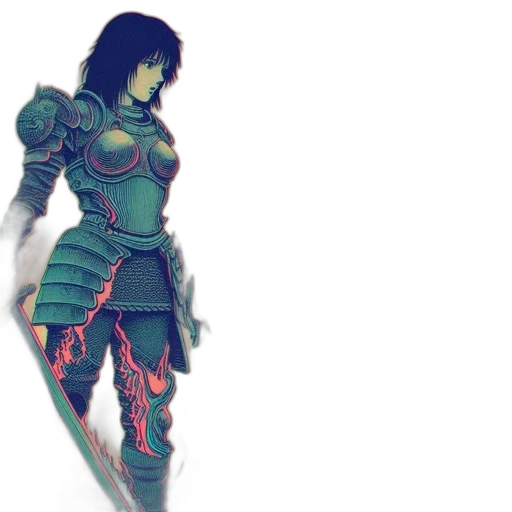 sword, weapon, dragon, robot transparent PNG cut-out