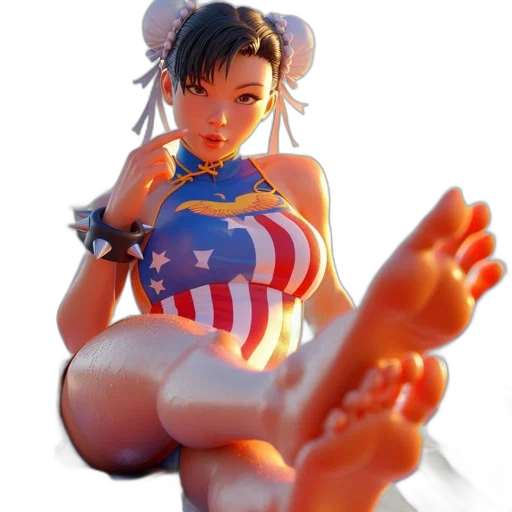 shoes, weapon, 3d render, comic book art transparent PNG cut-out