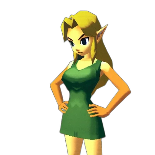 dress, staff, weapon, crown transparent PNG cut-out
