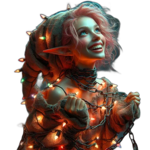 robot, jewelry, face, dress transparent PNG cut-out