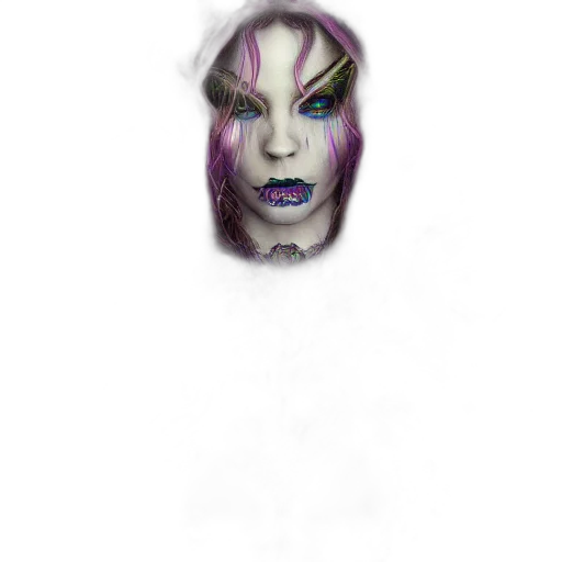 face, mask, creature, robot transparent PNG cut-out