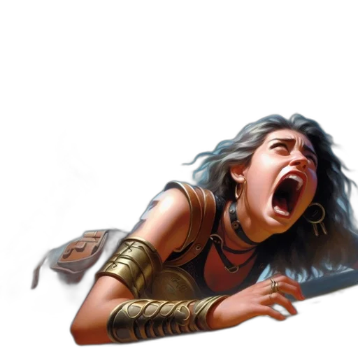 concept art, fantasy art, comic book art, photorealistic transparent PNG cut-out