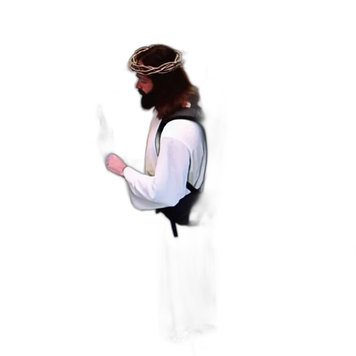 staff, jacket, mask, robot transparent PNG cut-out