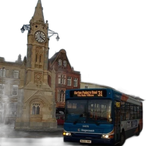 photorealistic, concept art, 3d render, city street transparent PNG cut-out
