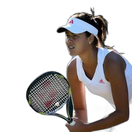 female, tennis, player, white transparent PNG cut-out