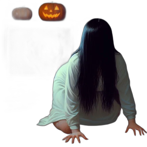 hair, creature, mask, face transparent PNG cut-out