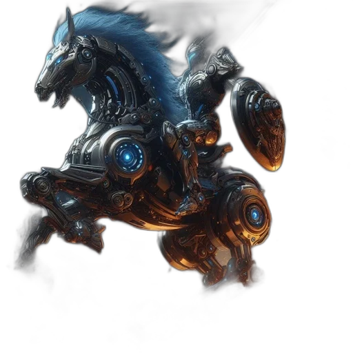 dragon, weapon, creature, robot transparent PNG cut-out