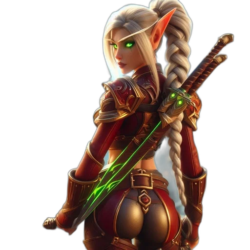 staff, weapon, sword, fantasy art transparent PNG cut-out