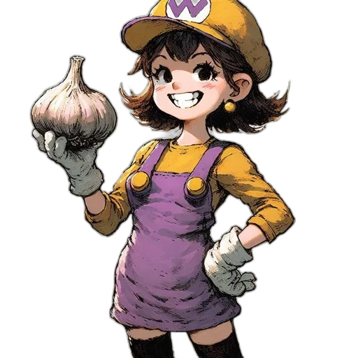 staff, hat, weapon, flower transparent PNG cut-out