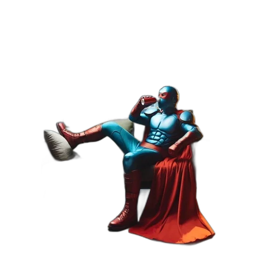 robot, mask, shoes, creature transparent PNG cut-out