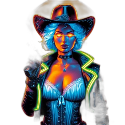jacket, hat, comic book art, concept art transparent PNG cut-out