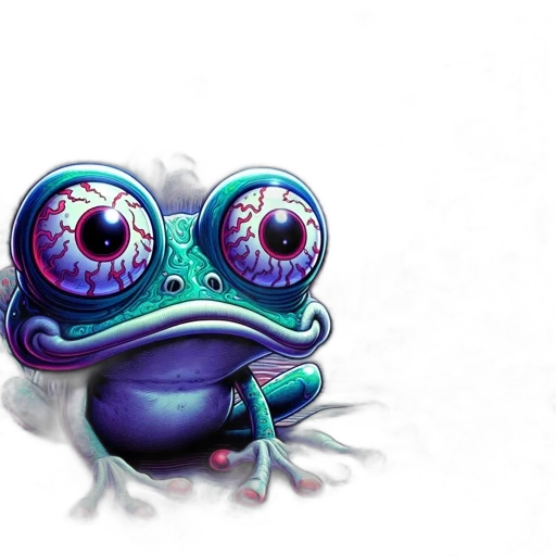 creature, animal, concept art, 3d render transparent PNG cut-out