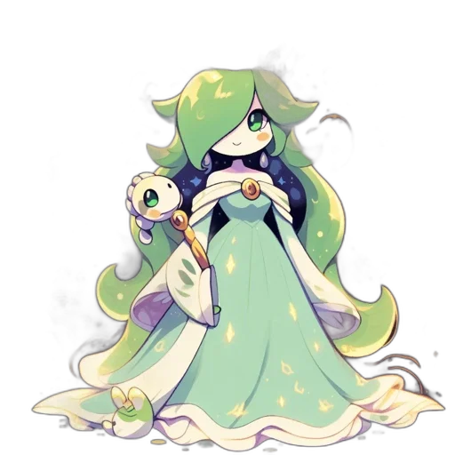 staff, dress, crown, mask transparent PNG cut-out