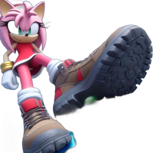shoes, weapon, animal, 3d render transparent PNG cut-out