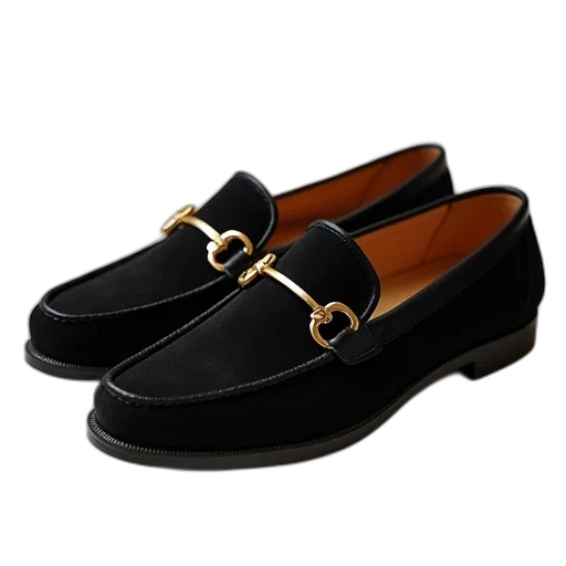 shoes, gucci, loafer, black transparent PNG cut-out