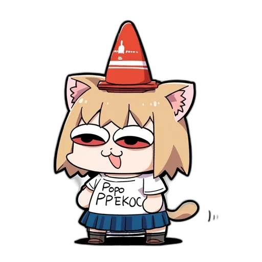 hat, staff, animal, creature transparent PNG cut-out