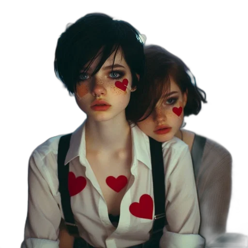 face, concept art, pixel art, photorealistic transparent PNG cut-out