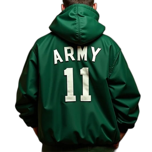 jacket, weapon, 3d render, concept art transparent PNG cut-out