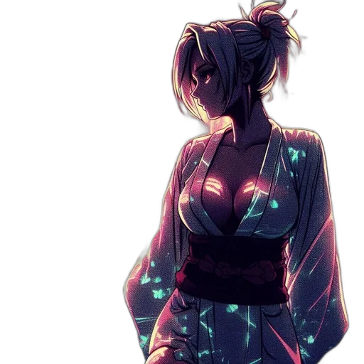 dress, jacket, robot, staff transparent PNG cut-out