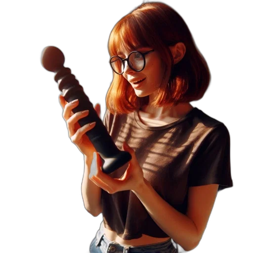 staff, weapon, robot, hair transparent PNG cut-out