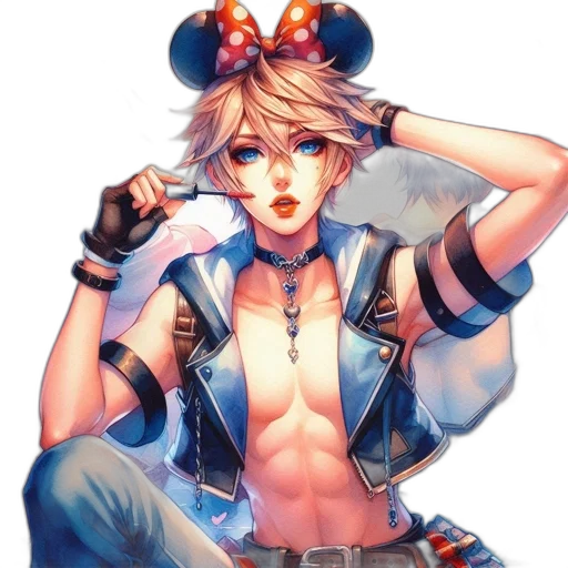 jacket, concept art, watercolor, fantasy art transparent PNG cut-out