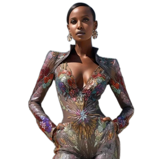 dress, jacket, concept art, photorealistic transparent PNG cut-out