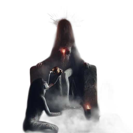 mask, robot, creature, staff transparent PNG cut-out