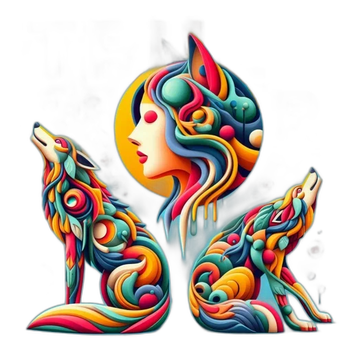 mask, dragon, fantasy art, photorealistic transparent PNG cut-out