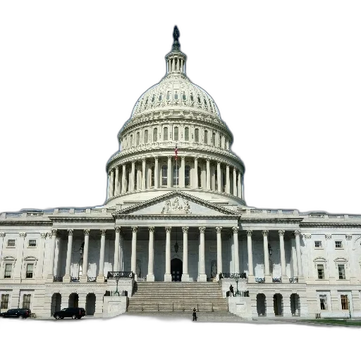 building, united, states, capitol transparent PNG cut-out