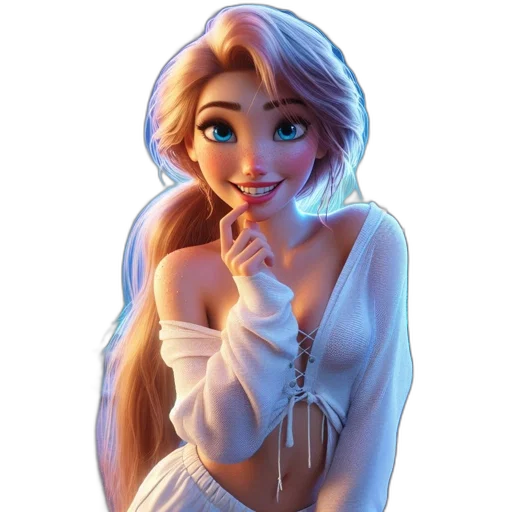 dress, face, jewelry, fantasy art transparent PNG cut-out