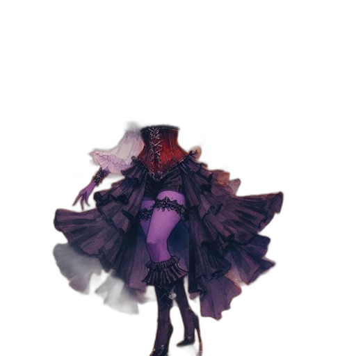 jacket, dress, mask, crown transparent PNG cut-out