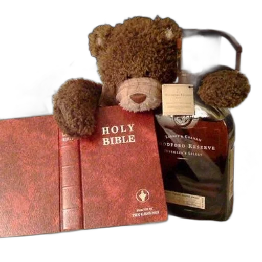 teddy, bear, holds, holy transparent PNG cut-out