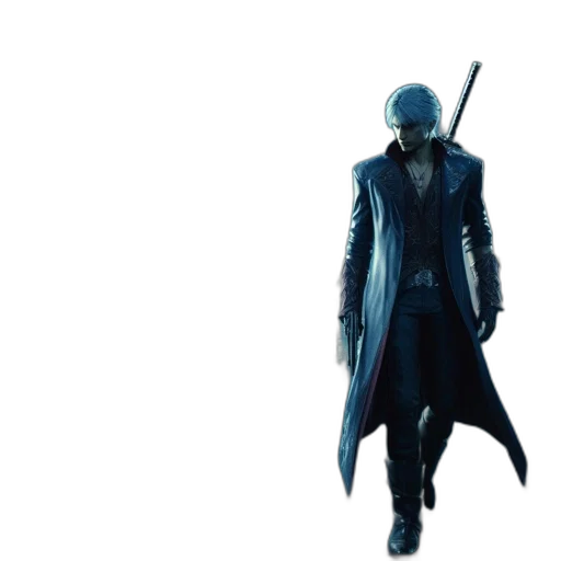 jacket, sword, robot, staff transparent PNG cut-out