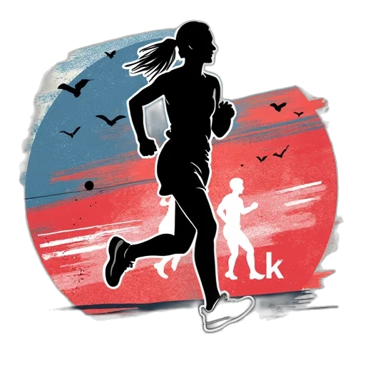 cartoon, music, run, walk transparent PNG cut-out