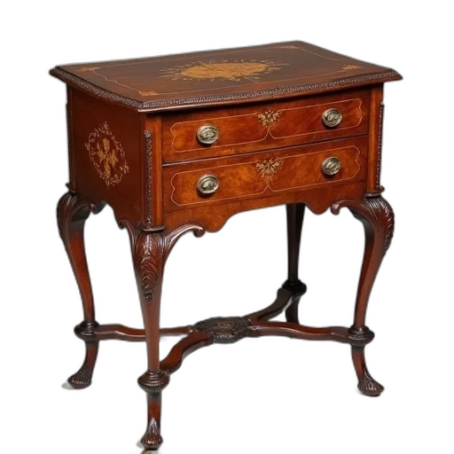 furniture, edwardian, style, mahogany transparent PNG cut-out