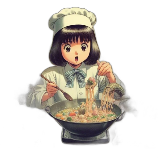 food, robot, creature, hat transparent PNG cut-out