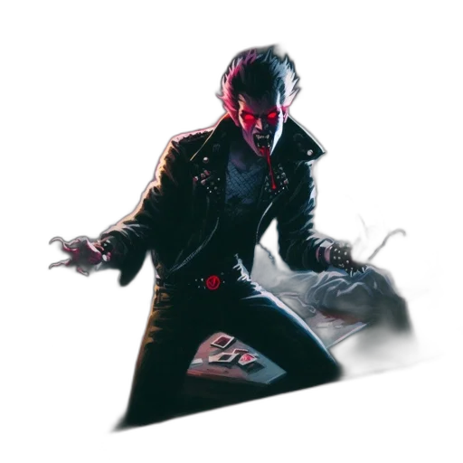 jacket, mask, creature, weapon transparent PNG cut-out