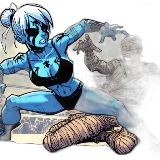comic book art, concept art, fantasy art, cartoon transparent PNG cut-out