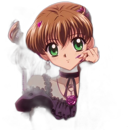 jewelry, staff, anime, cartoon transparent PNG cut-out