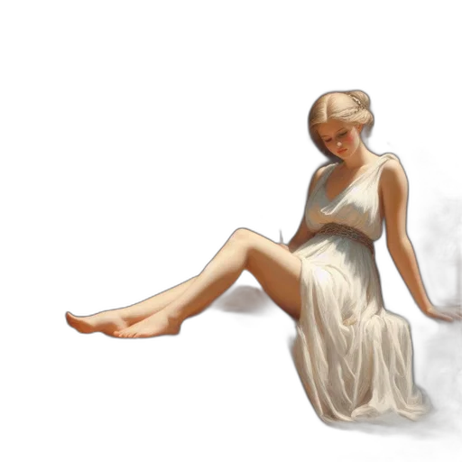 dress, concept art, photorealistic, fantasy art transparent PNG cut-out