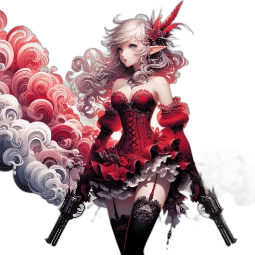 weapon, staff, dress, concept art transparent PNG cut-out