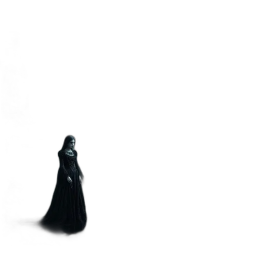 dress, staff, umbrella, robot transparent PNG cut-out