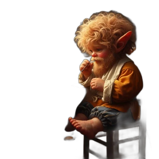 creature, face, concept art, 3d render transparent PNG cut-out