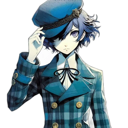hat, staff, weapon, jacket transparent PNG cut-out