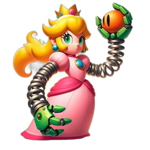 crown, staff, dress, weapon transparent PNG cut-out