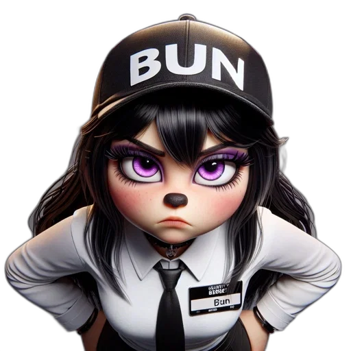 staff, hat, face, anime transparent PNG cut-out
