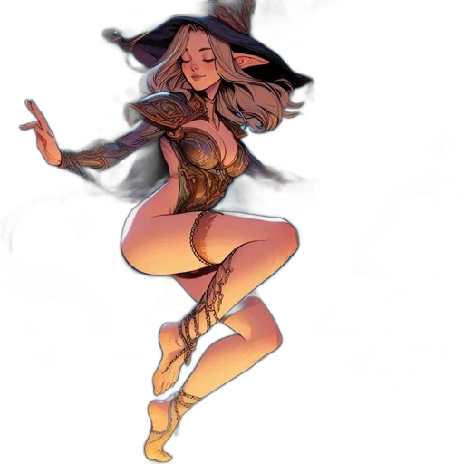 concept art, fantasy art, comic book art, pixel art transparent PNG cut-out