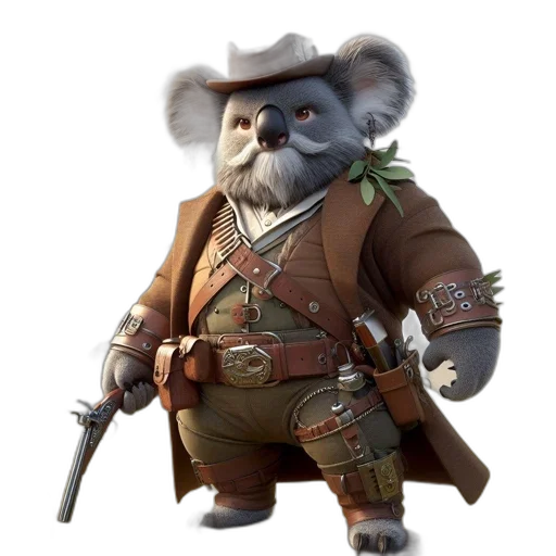 staff, animal, weapon, jacket transparent PNG cut-out