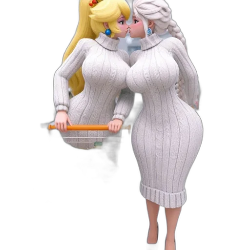 dress, weapon, robot, 3d render transparent PNG cut-out