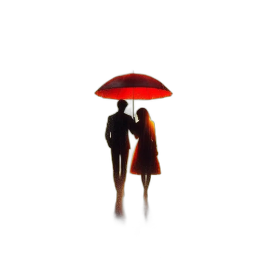umbrella, dress, hat, 3d render transparent PNG cut-out